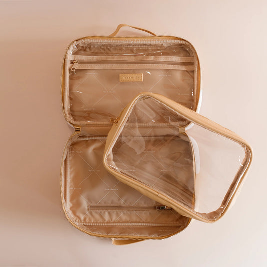 Lilac Ripple Cosmetic Bag - Fox & Fallow