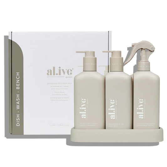 Kitchen Trio - Hand Wash & Dishwashing Liquid & Bench Spray