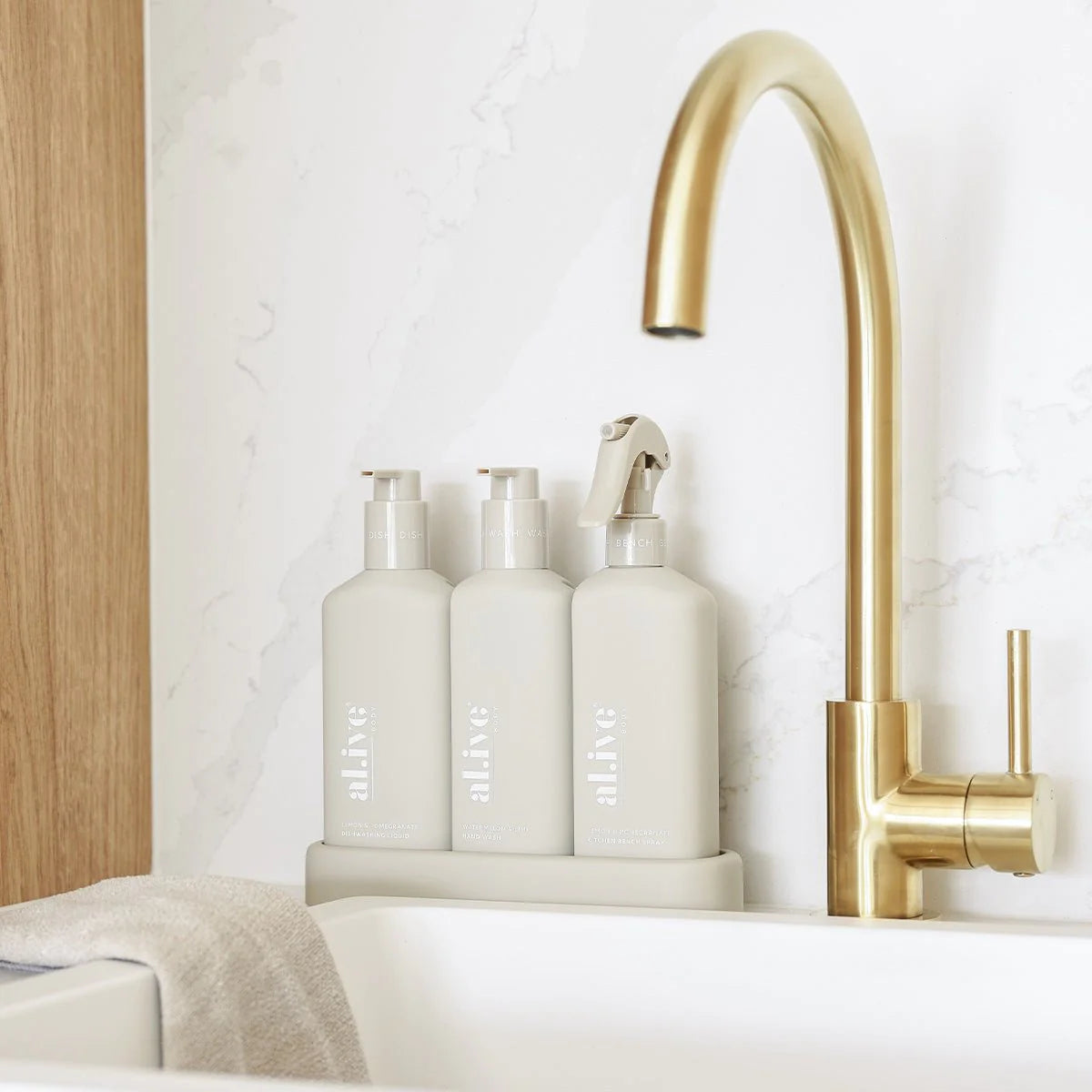 Kitchen Trio - Hand Wash & Dishwashing Liquid & Bench Spray