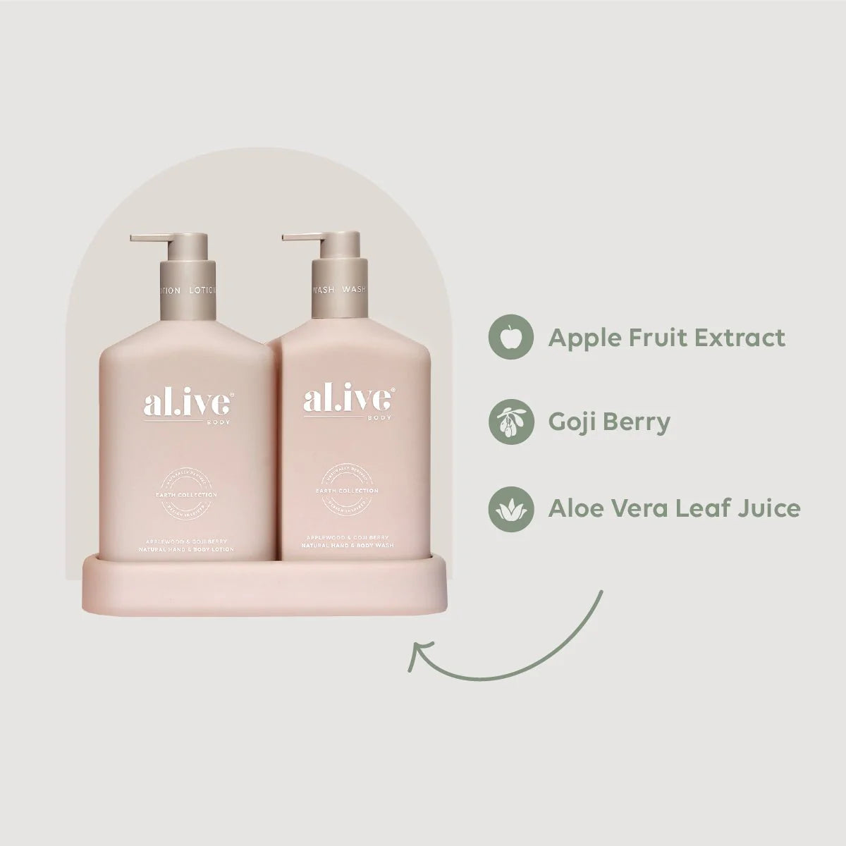 Wash & Lotion Duo - Applewood & Goji