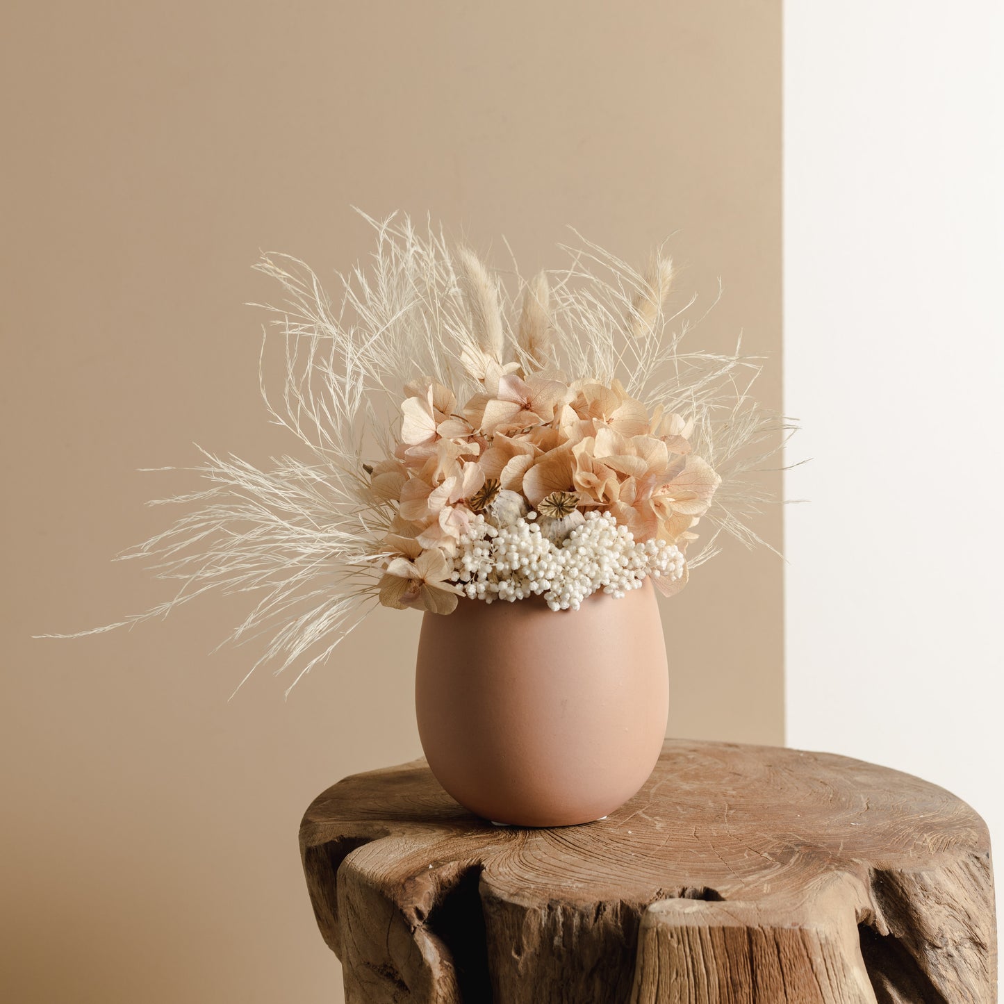 Dried Floral Arrangement (Small Vessel)