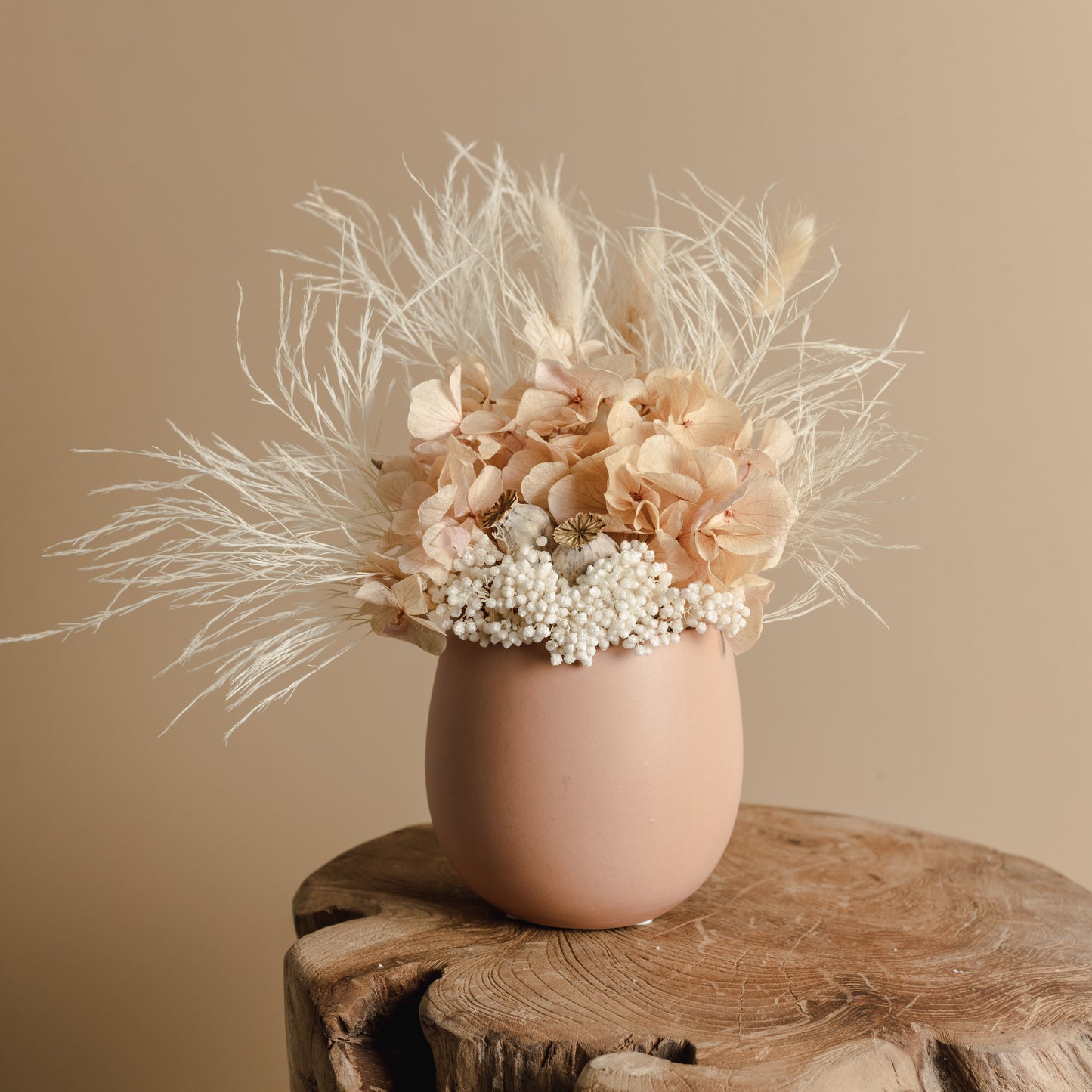 Dried Floral Arrangement (Small Vessel)