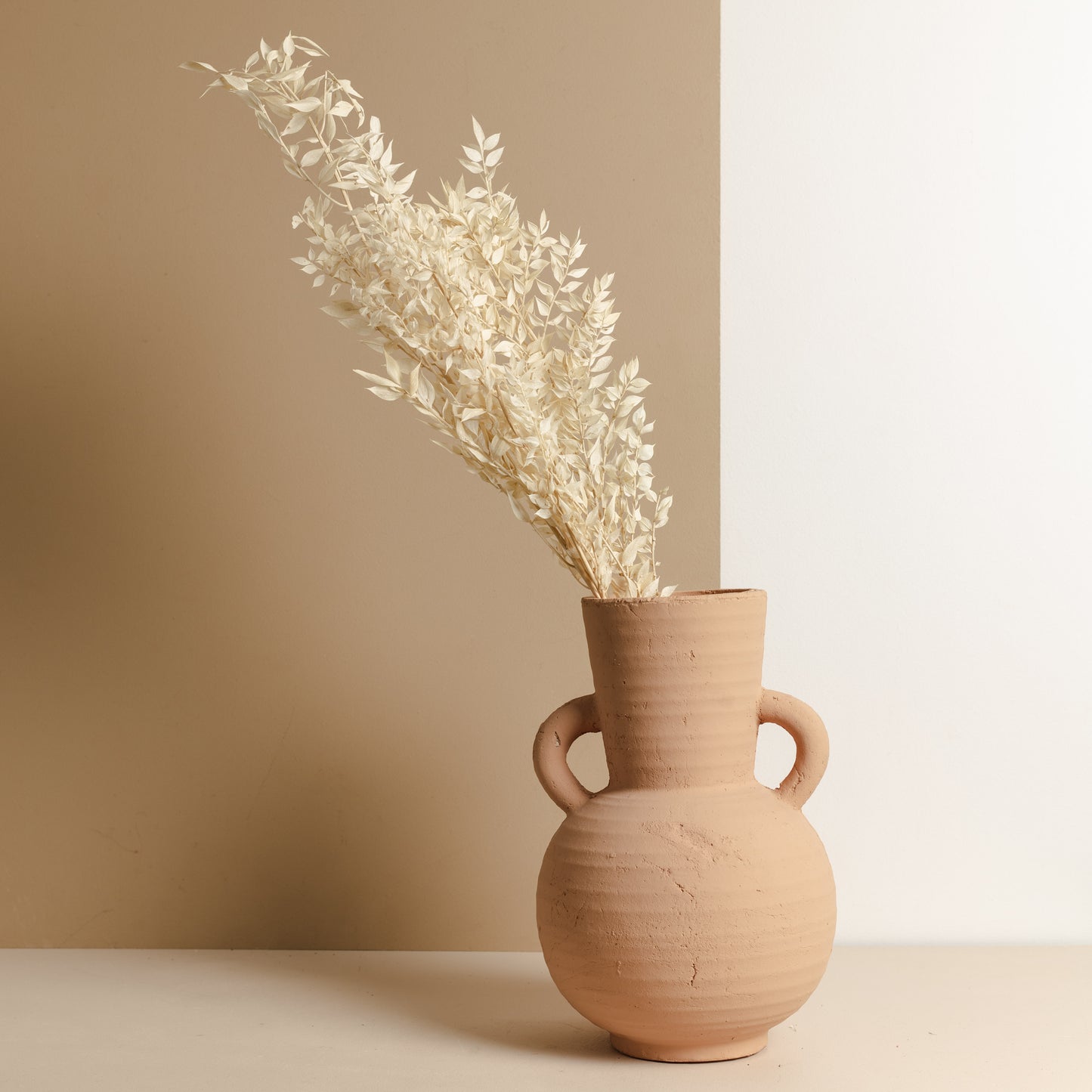 Ruscus Bunch, Off white