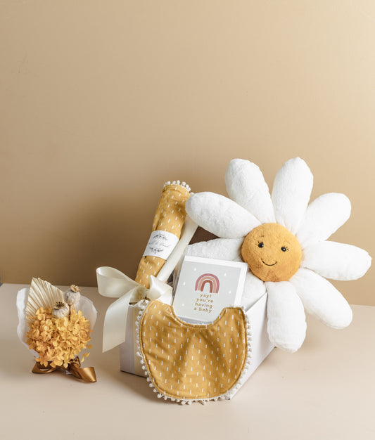 Deluxe Baby Bundle, Daisy Plush Toy (Gift Box Set)