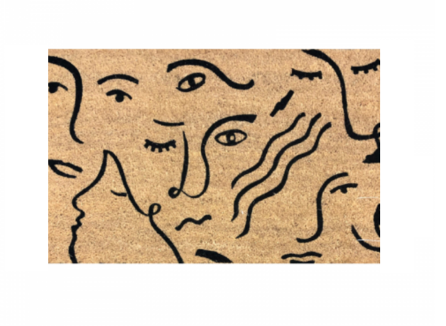 Faces doormat