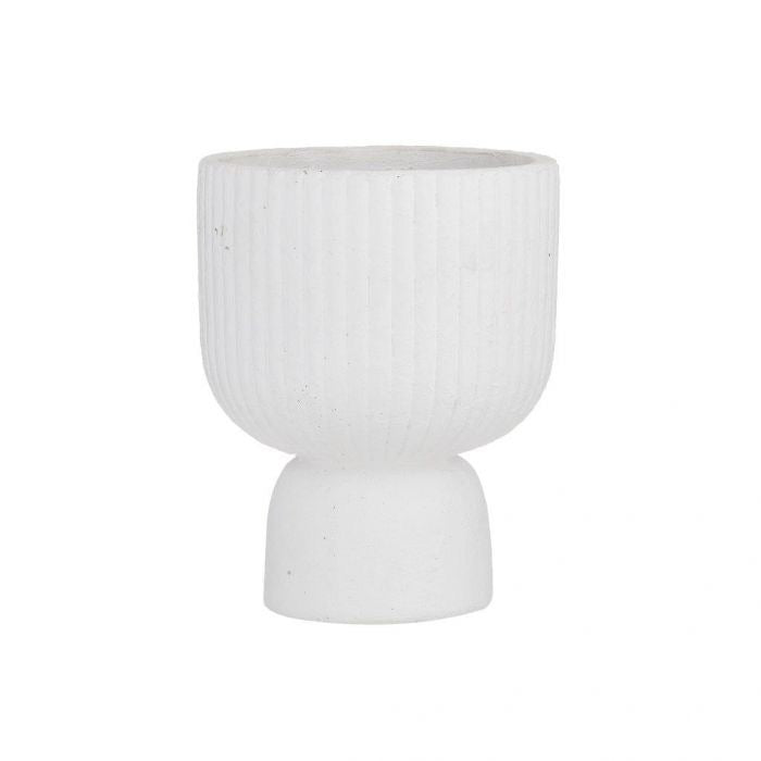 Zaria Pot, White