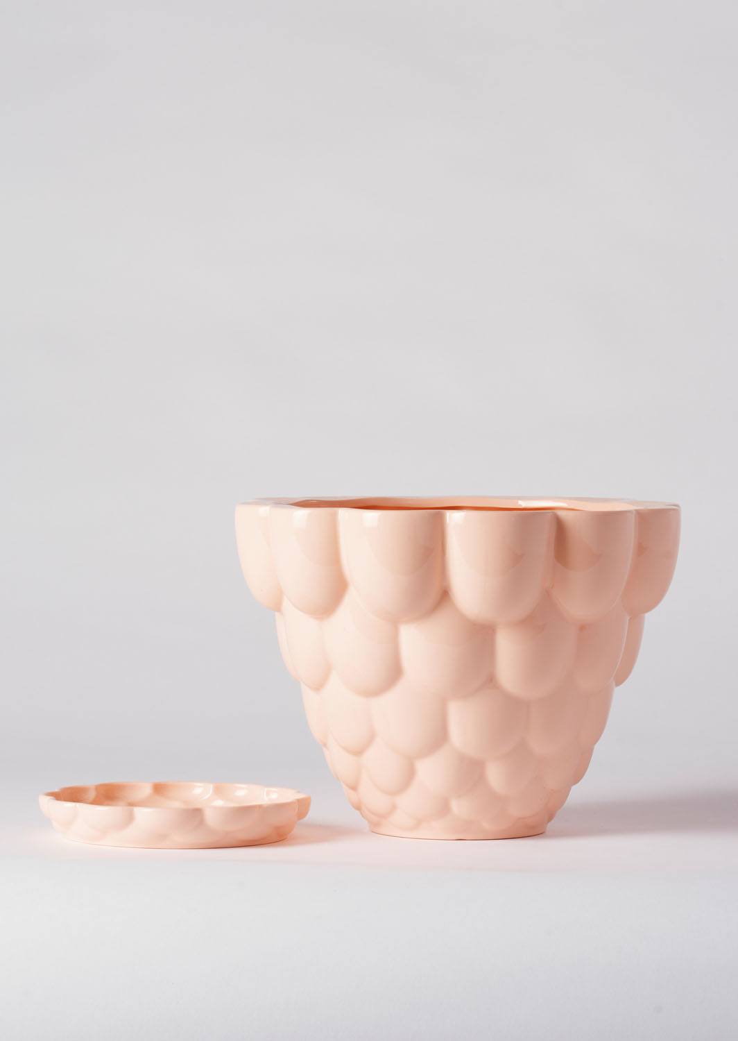 Jelly Pot, Peach (210mm pot size)