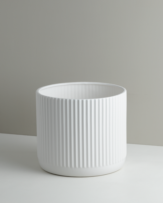 Temple Pot, White (215mm Pot Size)