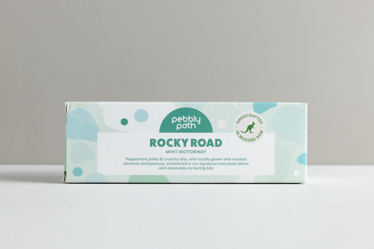 Rocky Road Mint Motorway, Handmade by Pebbly Path