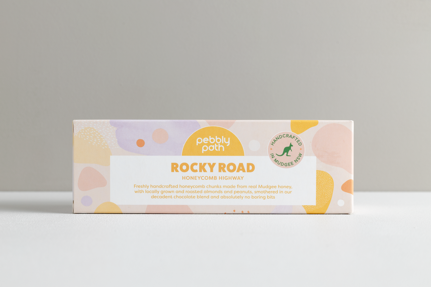 Rocky Road Honeycomb Highway, Handmade by Pebbly Path