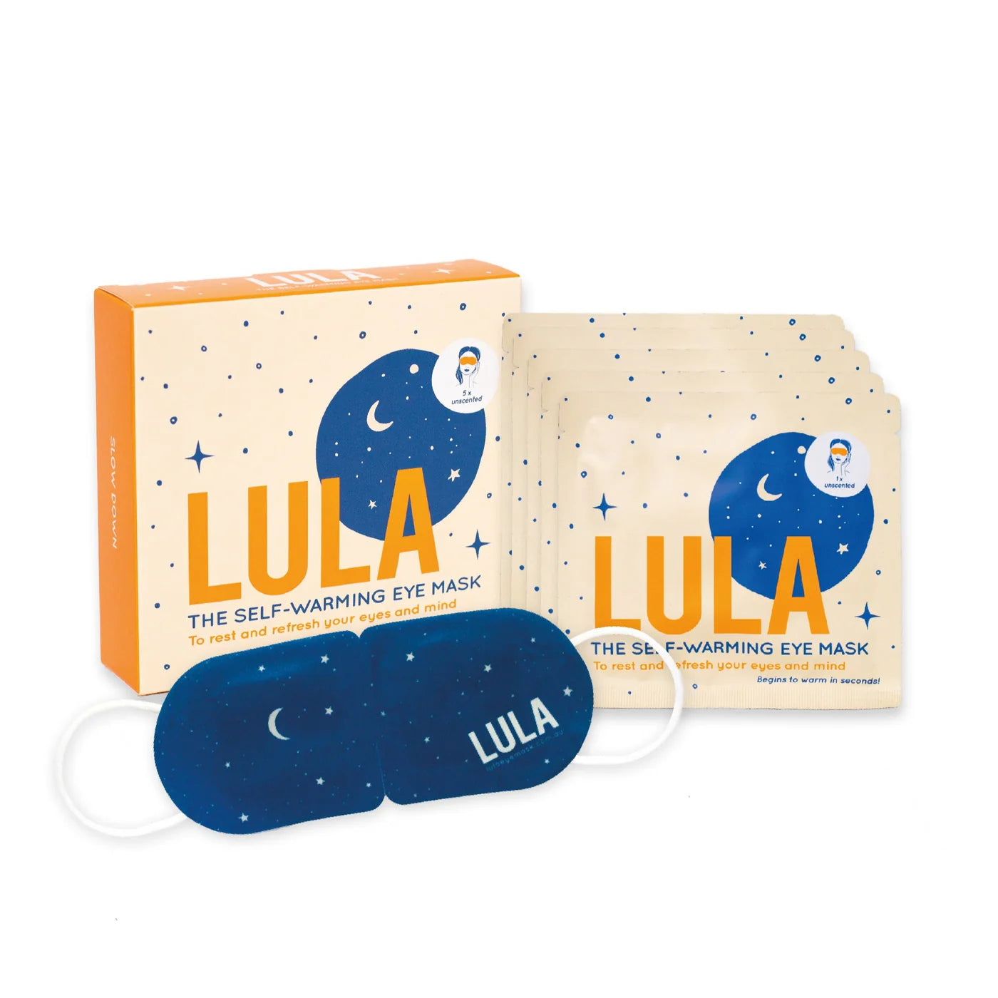 Lula Eye Self Warming Eye Mask (Unscented)