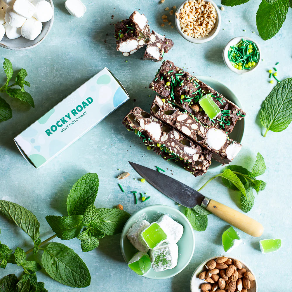 Rocky Road Mint Motorway, Handmade by Pebbly Path