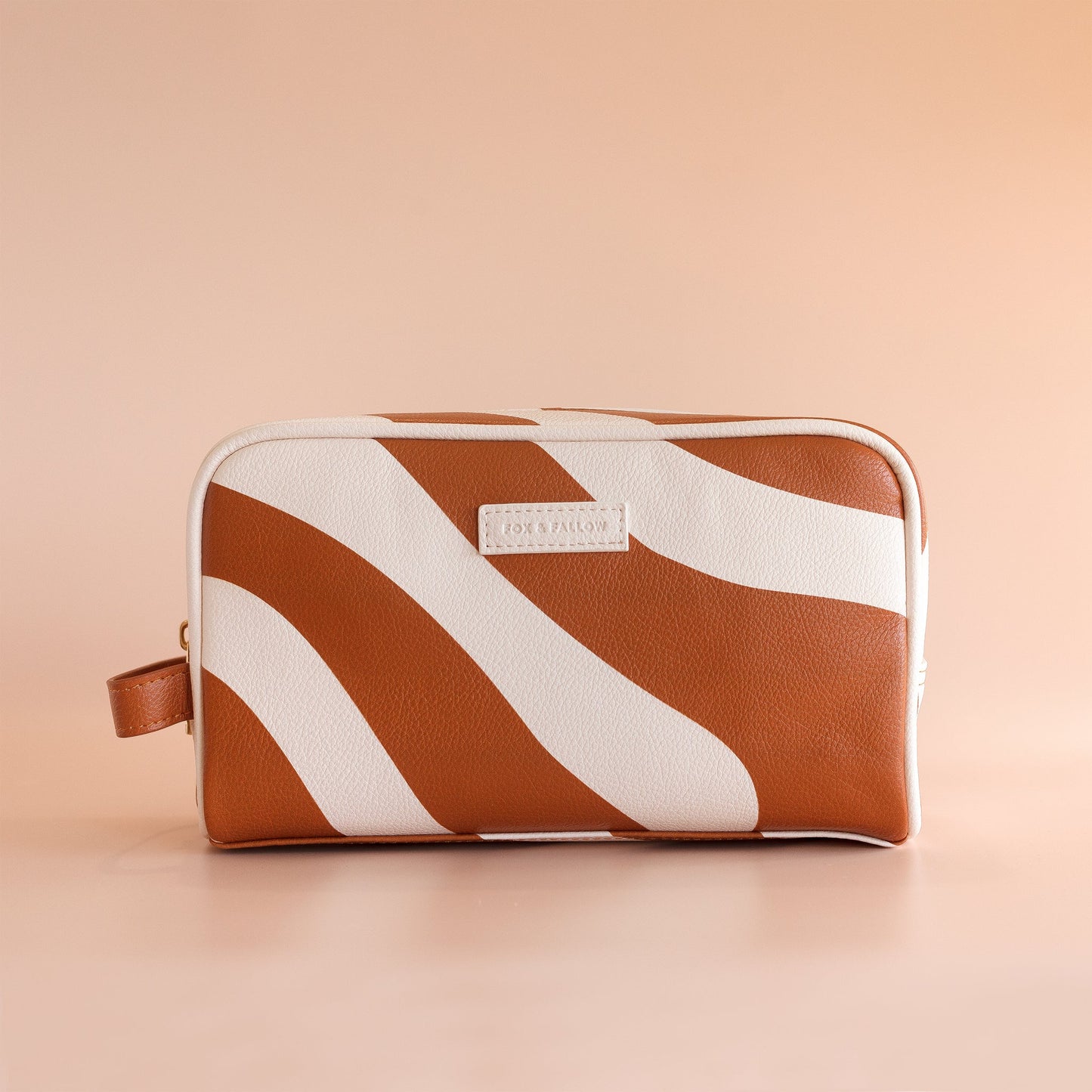 Rust Swirl Washbag - Fox & Fallow