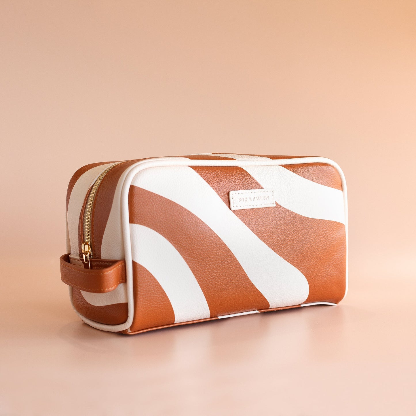 Rust Swirl Washbag - Fox & Fallow