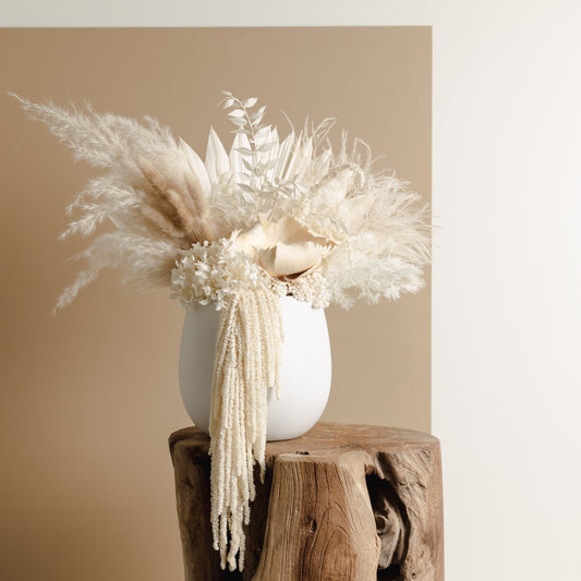 Dried Floral Arrangement (Large Vessel)