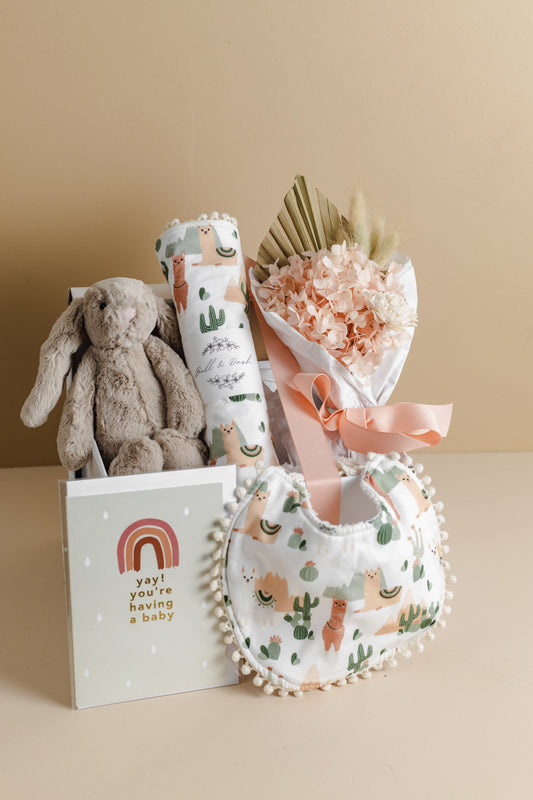 Deluxe Baby Bundle, Jelly cat Bunny (Gift Box Set)