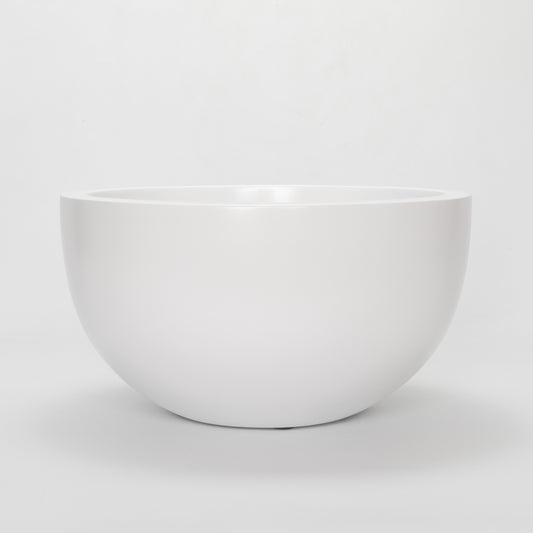 Bardon Open Bowl, White (280mm pot size)