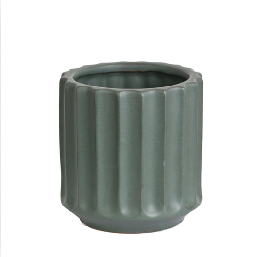 May Planter Forest Green