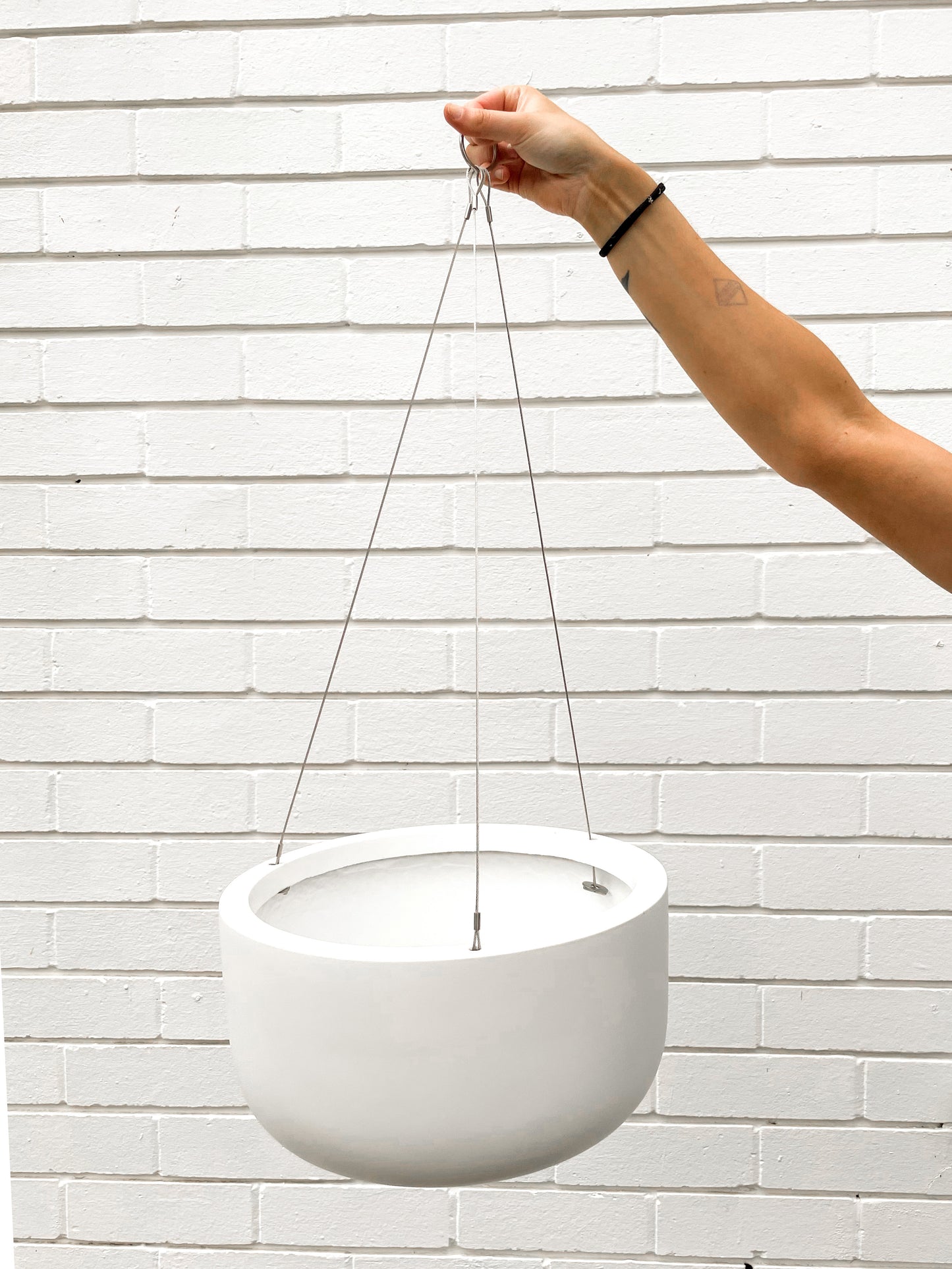 Oslo hanging pot (White)